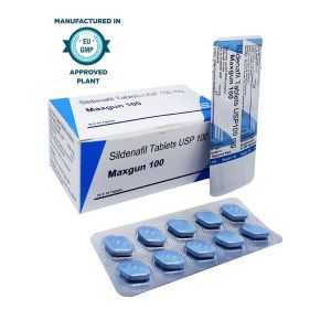 Maxgun 100mg USP Tablets Online - Sildenafil Citrate 100 mg