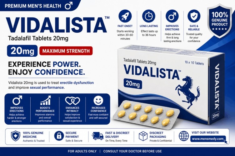 One of the biggest benefits of Vidalista 20mg is its long duration of action