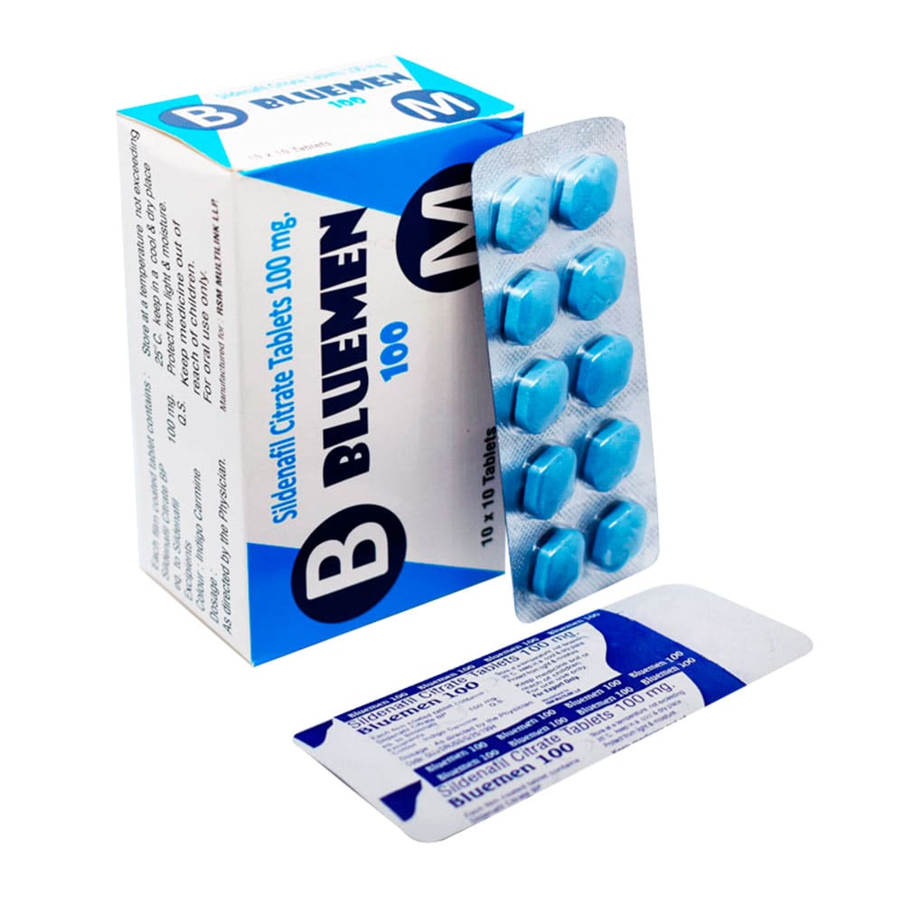 Buy Bluemen 100mg Tablets Online, Sildenafil Dosage